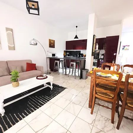 Апартаменты La Palais Osiris Centre Jardin Wifi Clim Parking *