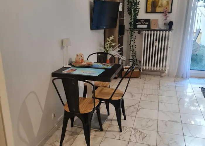 La Palais Osiris Centre Jardin Wifi Clim Parking * Ницца